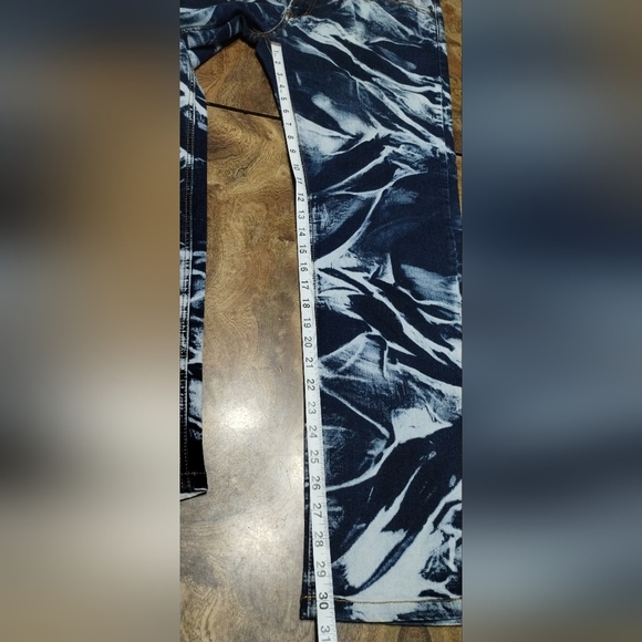 Feeson Bleached Denim Women's Blue Jeans Sz(38) - Picture 5 of 11